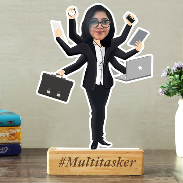 Women Multitasker Caricature Gift links