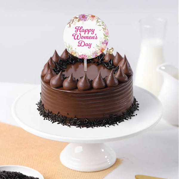 Women's Day Chocolate Ganache Cake