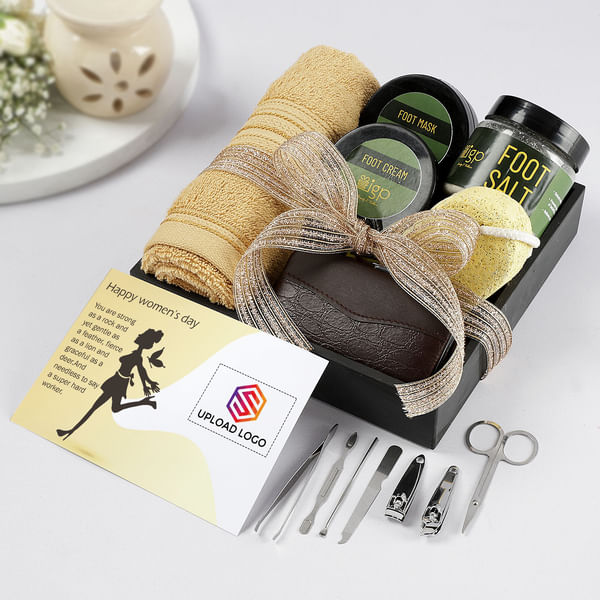 Women's Day Mani-Pedi Gift Tray - Customized With Logo