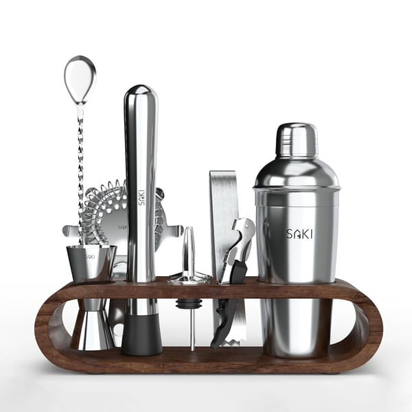 Wooden Elegance Home Barware - Set Of 10