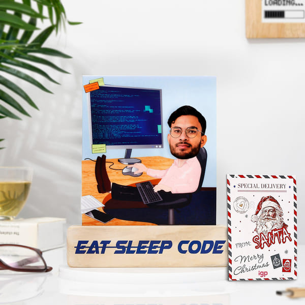 Work Mode On Personalized Caricature