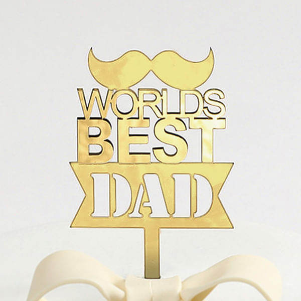 World Best Dad Tag
