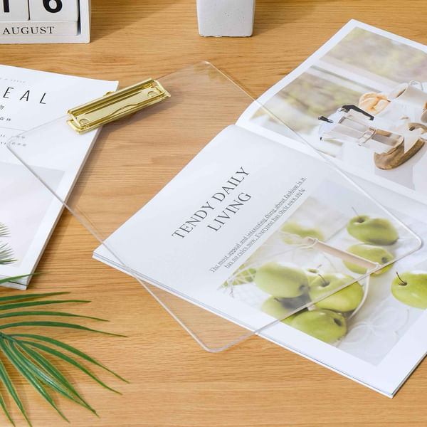 Writing Pad - Acrylic - Transparent - Single Piece