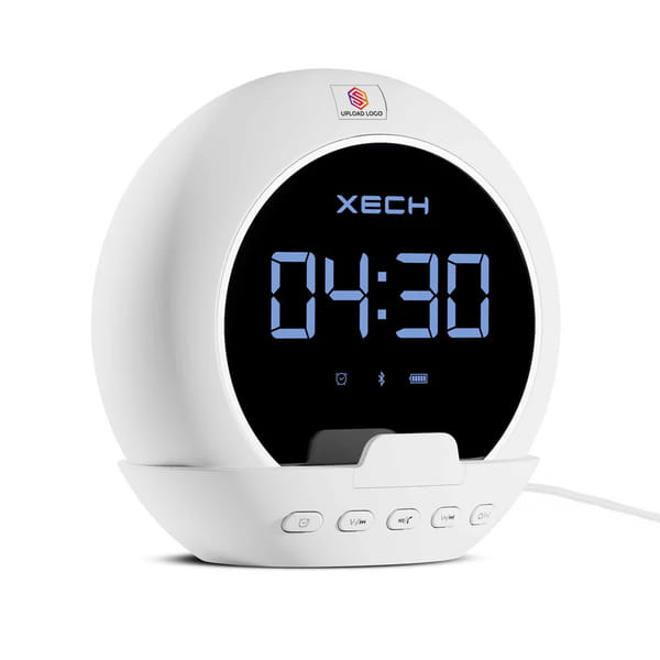 Xech 5W Speaker with Digital Clock and Wireless Connectivity