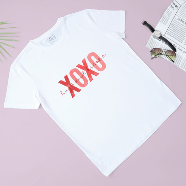 XOXO Men's Cotton Tee - White