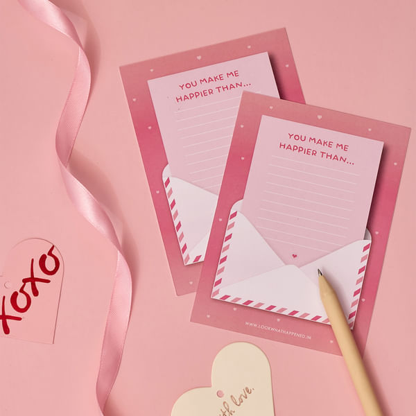 You Make Me Happier Than Notecard - Single Piece