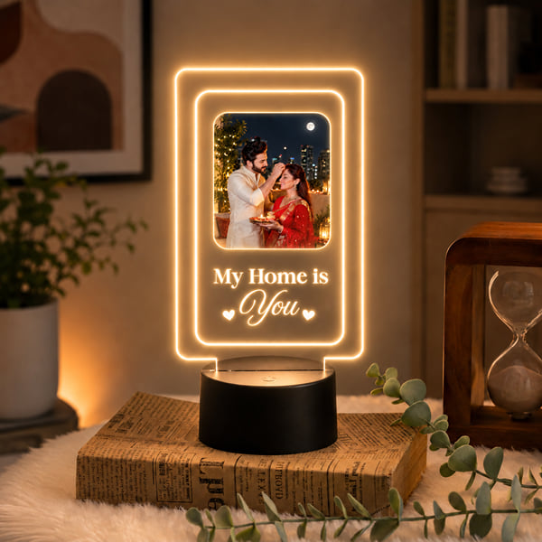 You're My Home Personalized LED Lamp