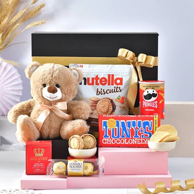 Buy/Send Cute Comfort And Gourmet Treats Hamper Online | IGP | JVS1426015