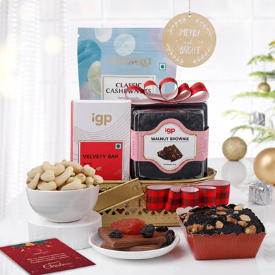 Buy/Send Gourmet Christmas Celebrations Gift Basket Online | IGP ...