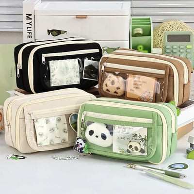 Assignment Pouch Buy/Send Multi-Compartment Stationery Pouch - Assorted - Single Piece ...