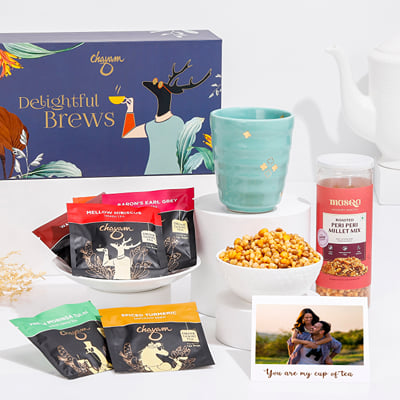Buy/Send Personalized Brew Of Love Gift Hamper Online | IGP | JVS1431639