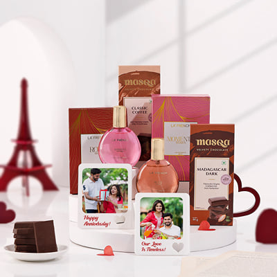 Buy/Send Personalized Timeless Love Anniversary Gift Hamper Online ...