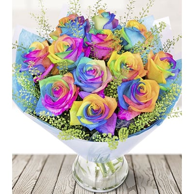 Buy/Send Rainbow Of Roses For Valentine's Day Online | IGP | JVS1440733