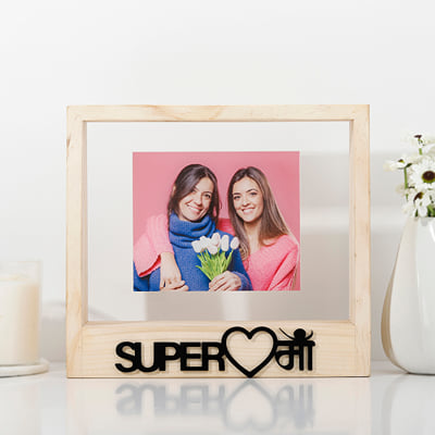 Super Ma Personalized Wooden Frame: Gift/Send Single Pages Gifts Online ...