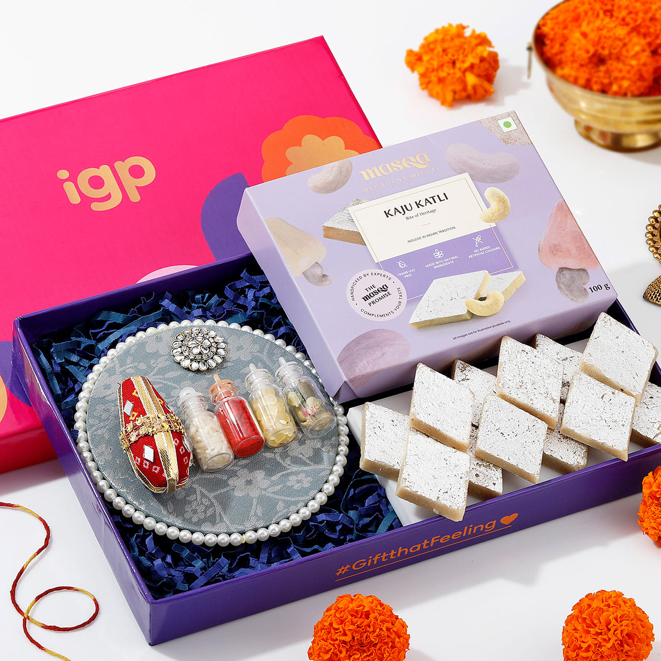 Alluring Pearls Bhai Dooj Combo