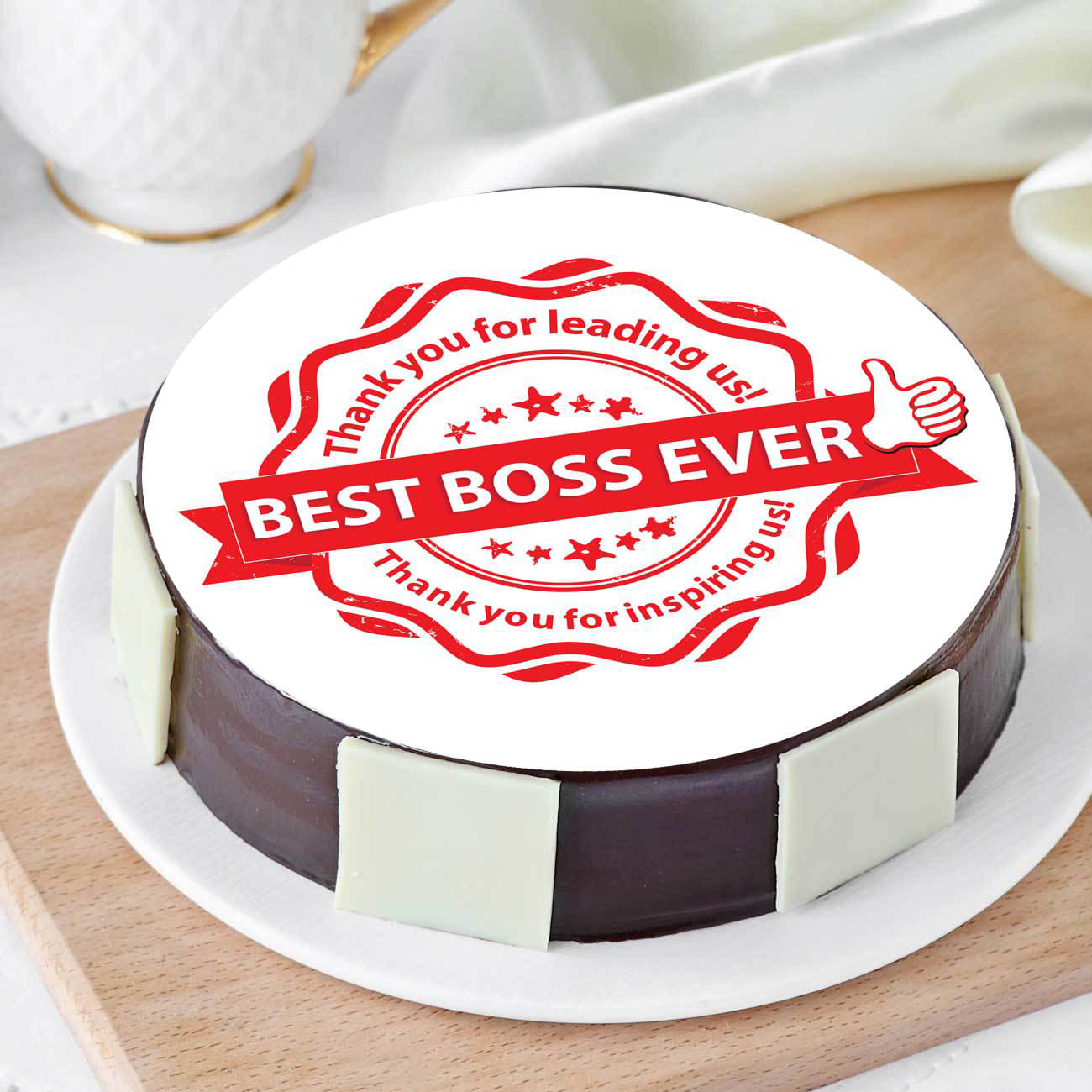 Best Boss Ever Poster Cake (1 Kg)