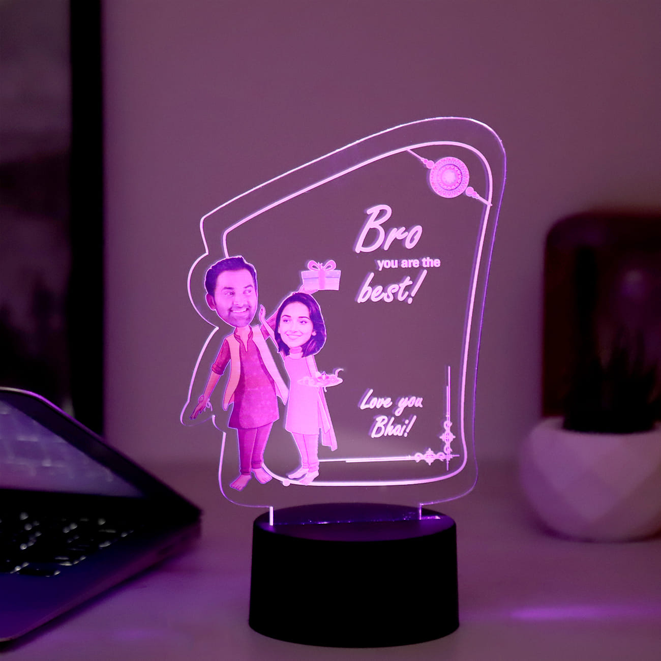 Best Bro - Personalized LED Lamp