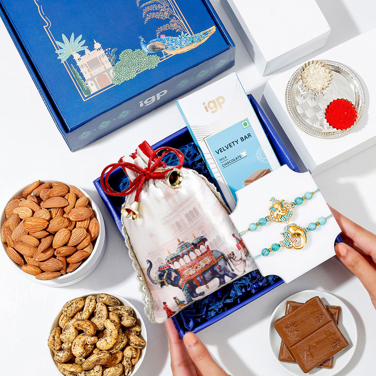 Blessed Bonds Rakhi Hamper