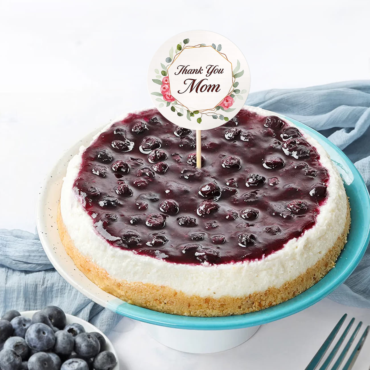Blueberry Cheesecake for Mother's Day