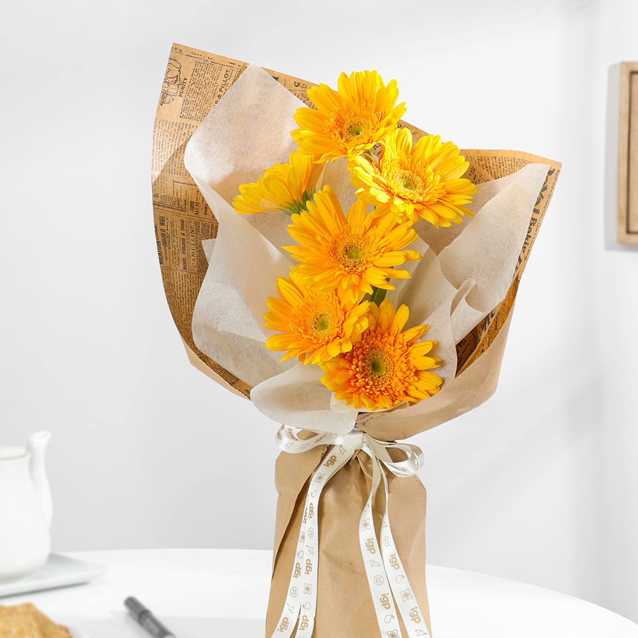Bright Gerberas Bouquet