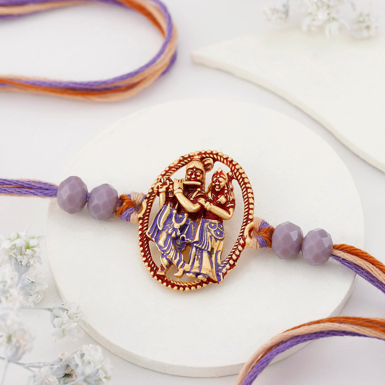 Charming Radha Krishna Rakhi