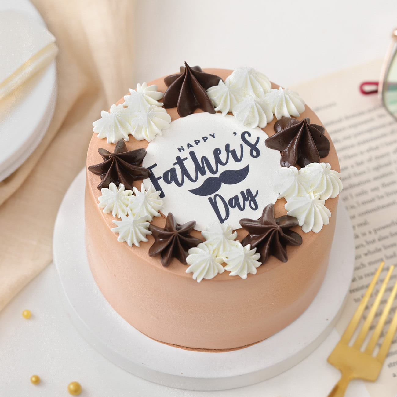 Chocolate Ecstasy Father's Day Cake (300 Gm)