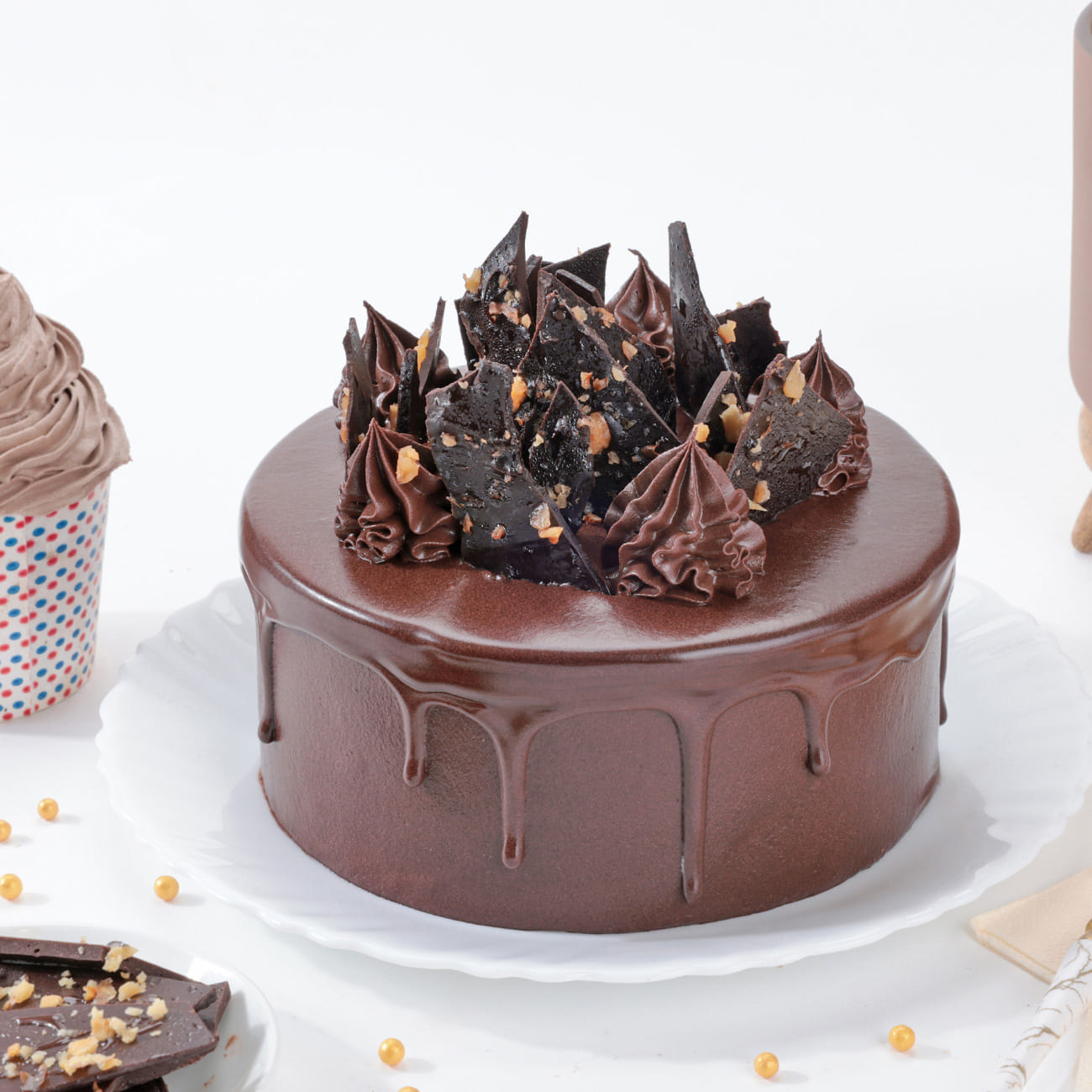 Chocolate Hazelnut Cream Cake