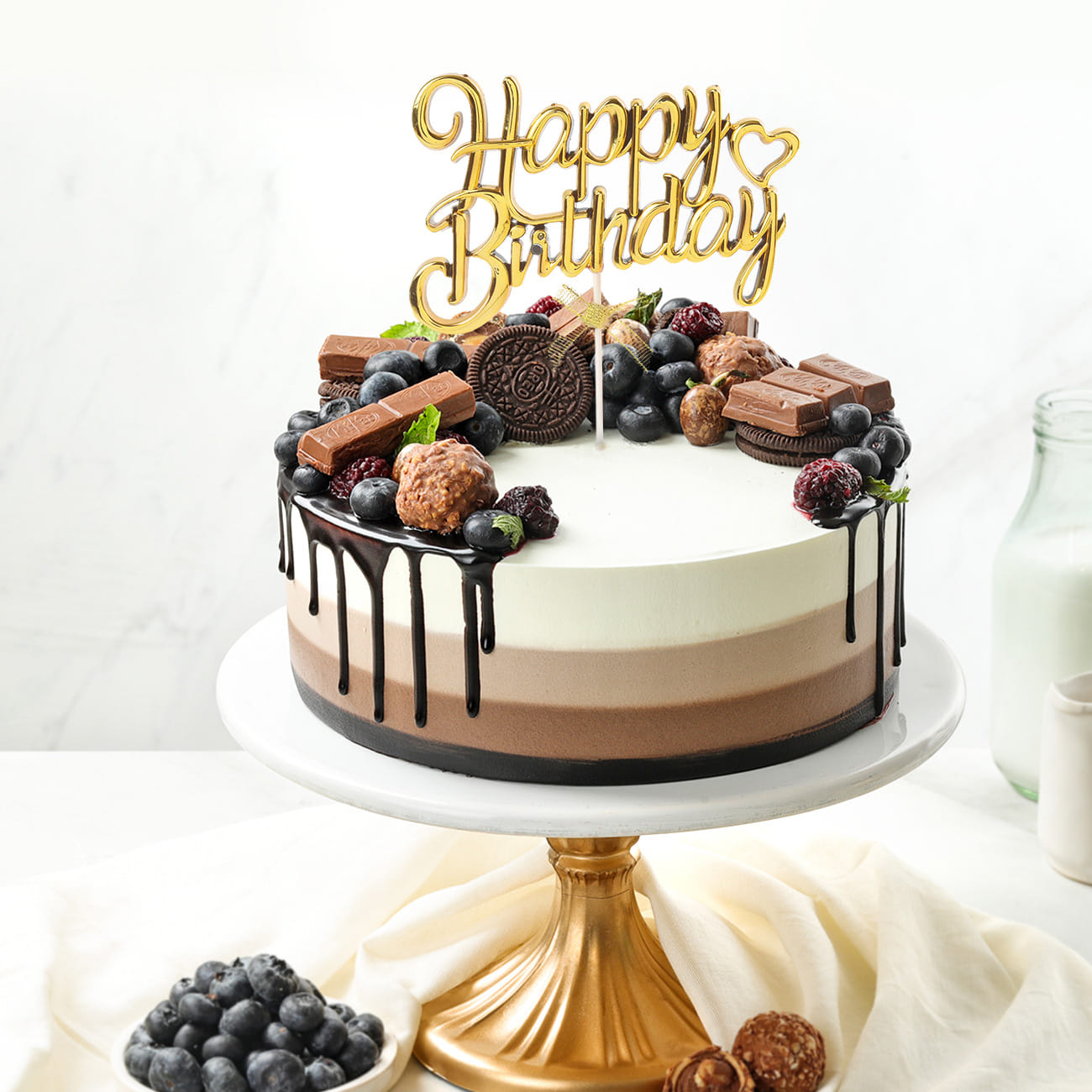 Chocolate Heaven Cream Cake Eggless (500 gm)