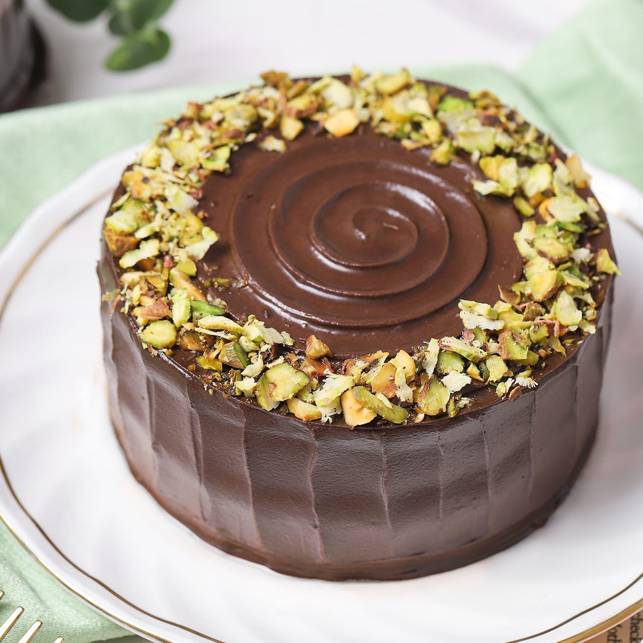 Chocolate Kunafa Delight Bento Cake (300)