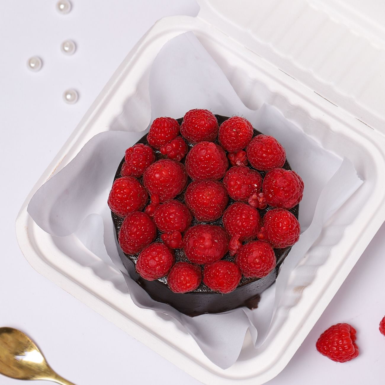 Chocolate Raspberry Indulgence Cake (350 Gm)