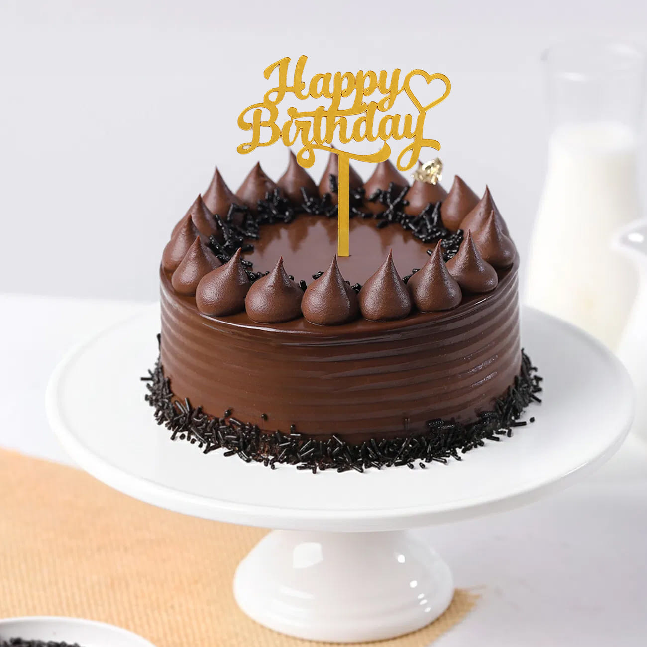 Classic Chocolate Truffle Cake