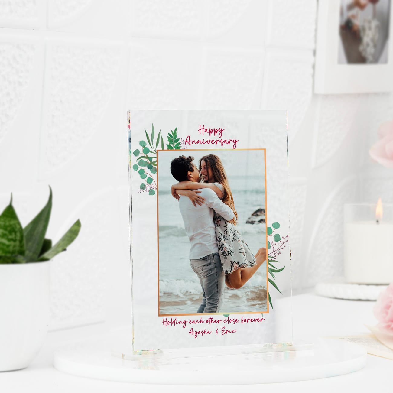 Close Forever - Personalized Acrylic Greeting Card