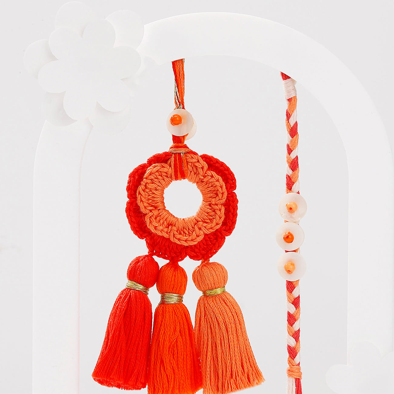 Crochet Bloom Bhaiya Bhabhi Rakhi