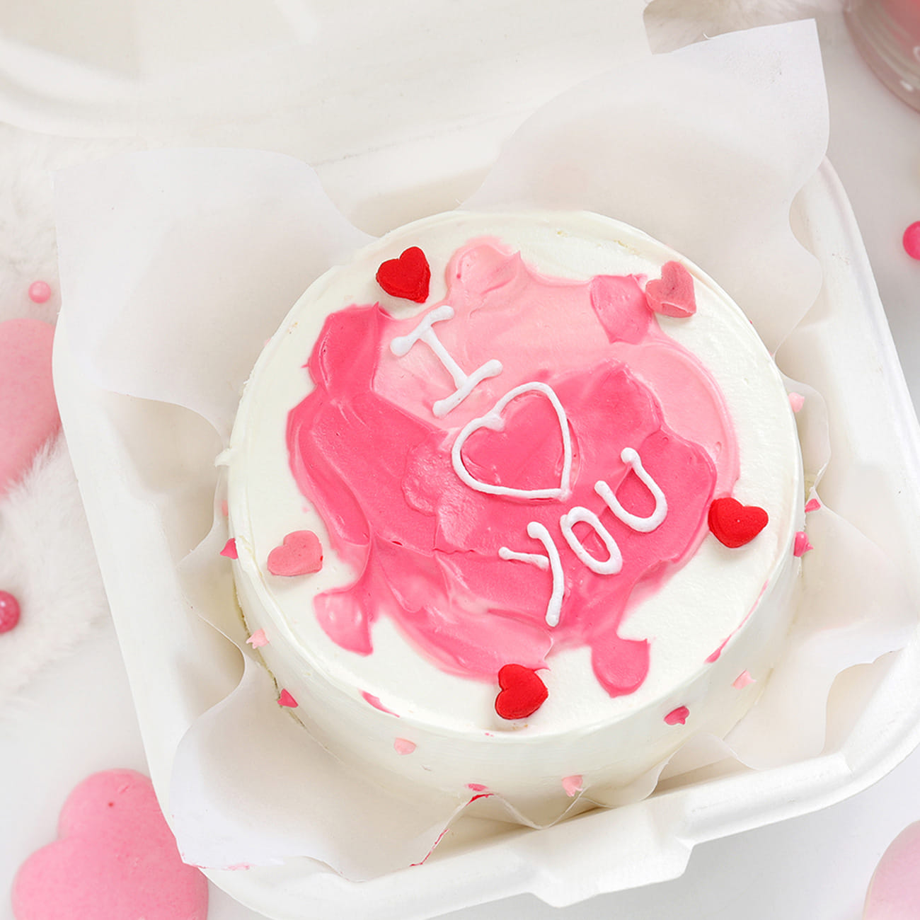 Cupid's Delight Bento Cream Cake (200 Gm)