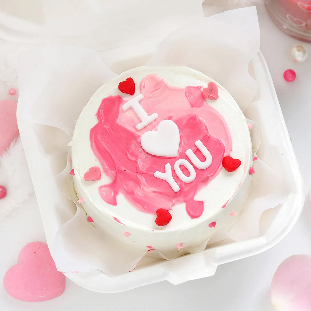 Cupid's Delight Bento Cream Cake
