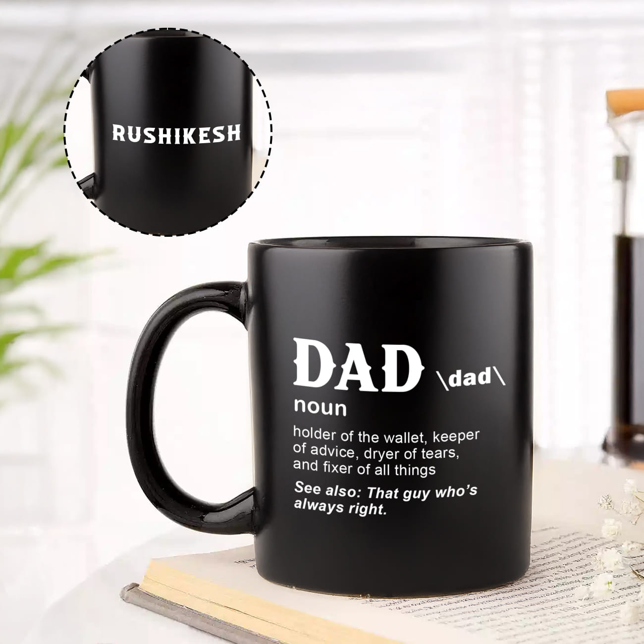 Dad Definition Personalized Mug for Father's Day