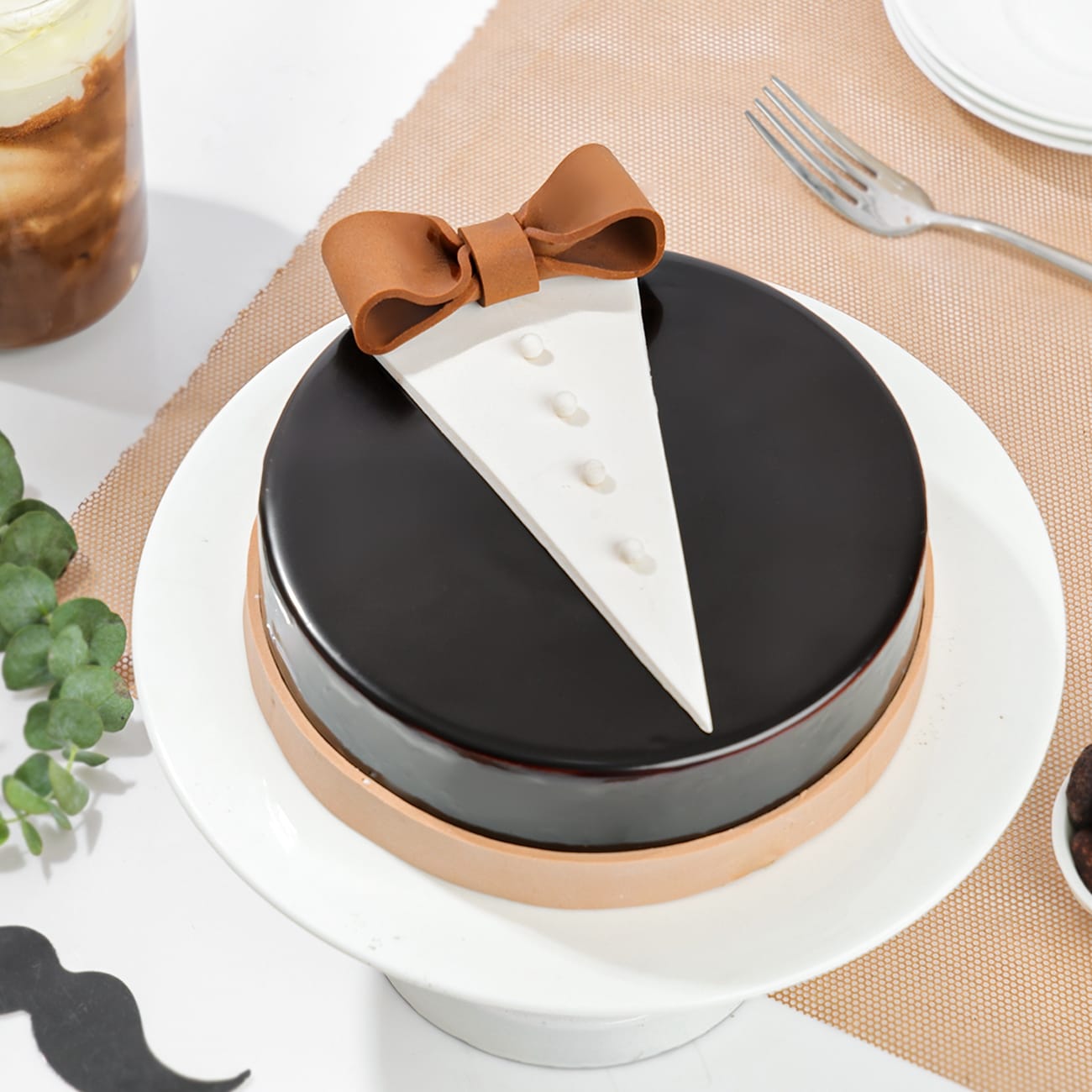 Dapper Suit Chocolate Cake