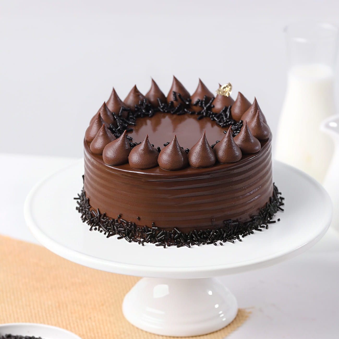Decadent Chocolate Truffle Cake
