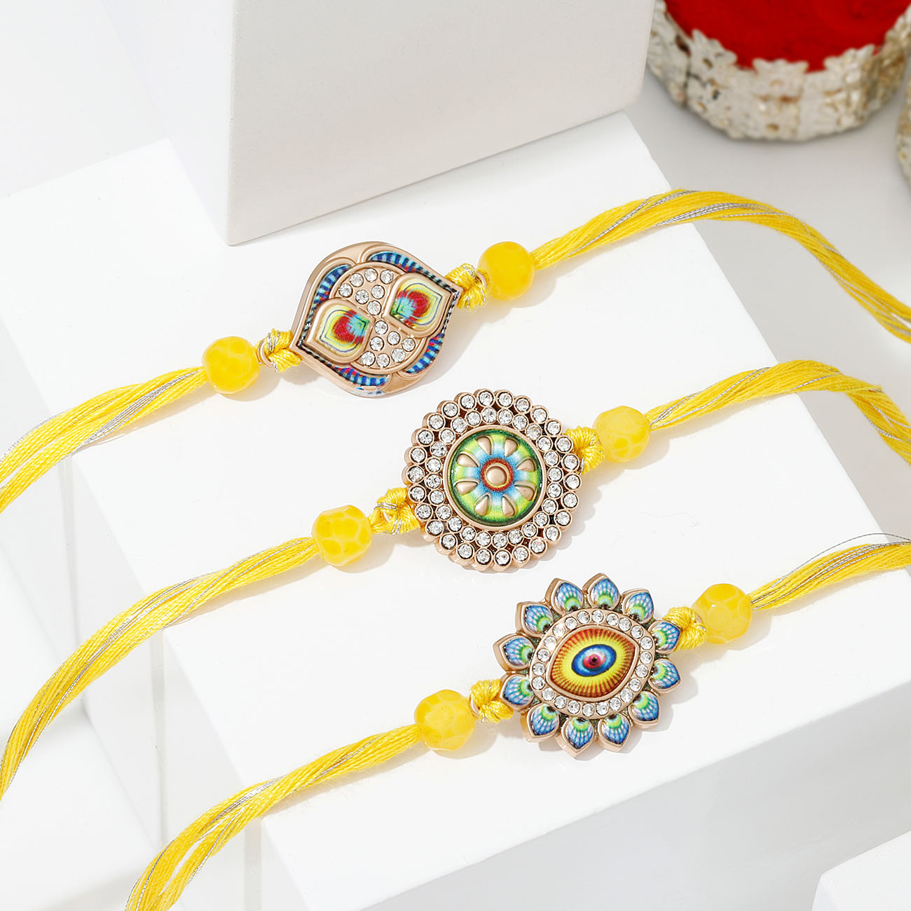 Designer Feng Shui Rakhi - Set of 3
