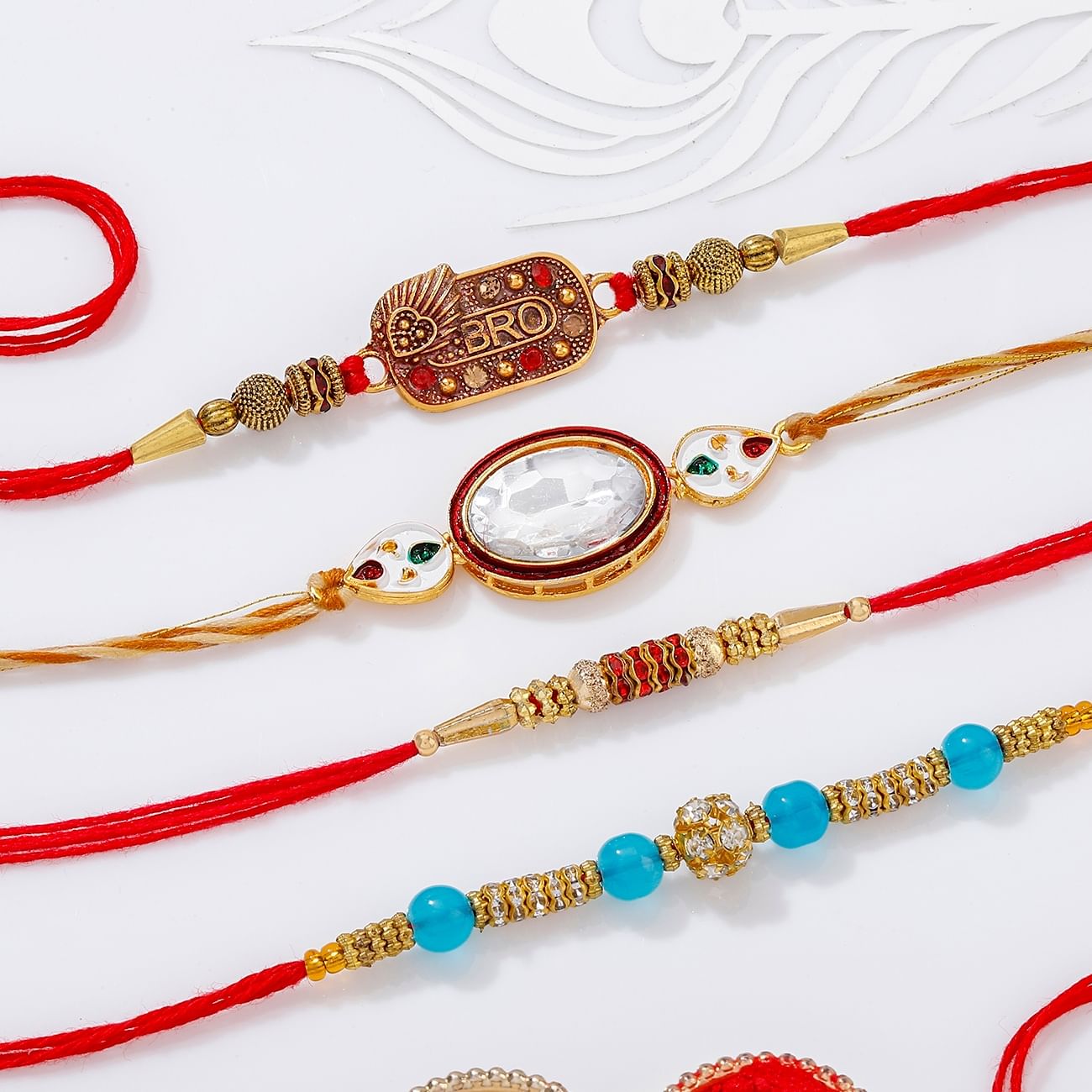 Designer Rakhis - Set Of 4