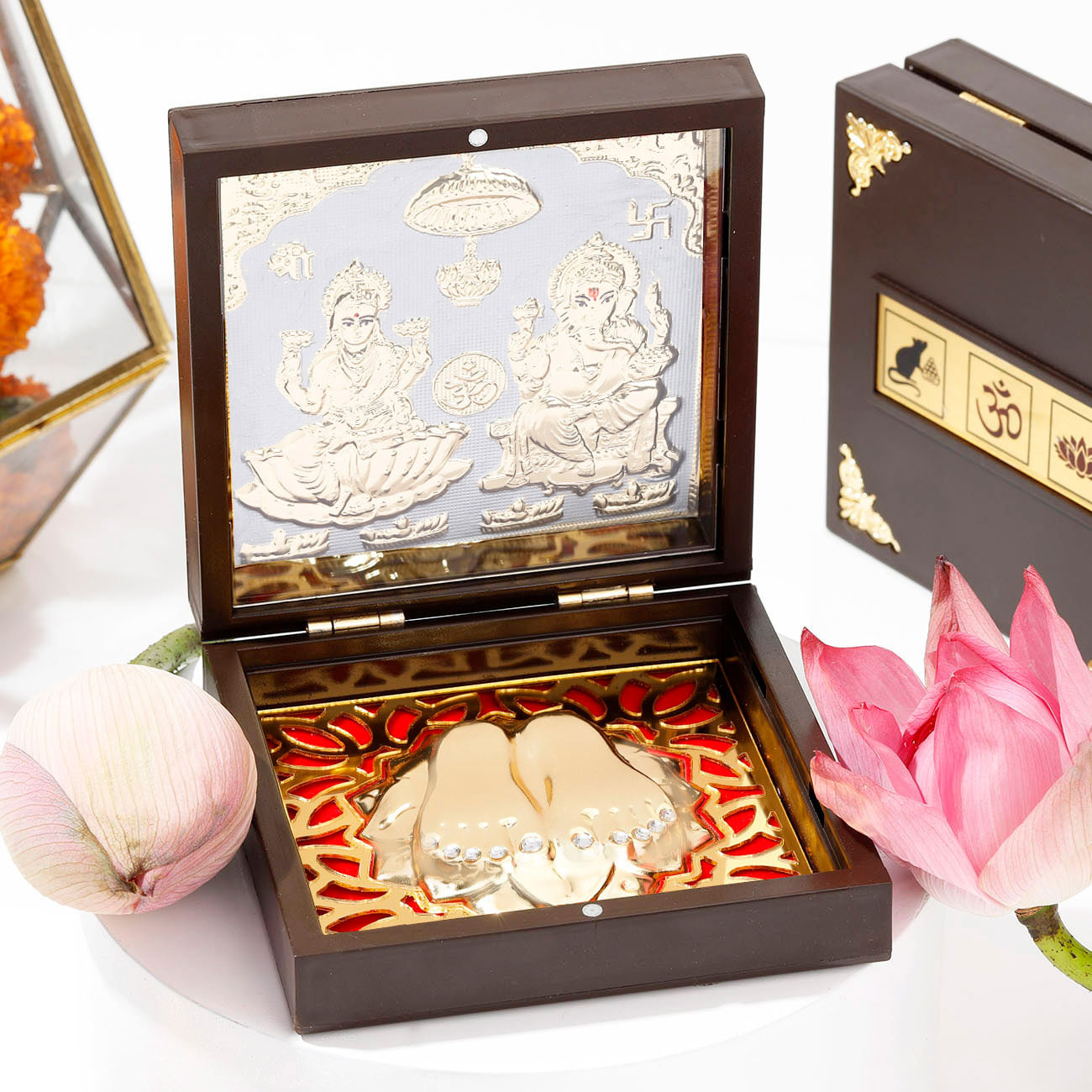 Divine Blessings Charan Paduka Box