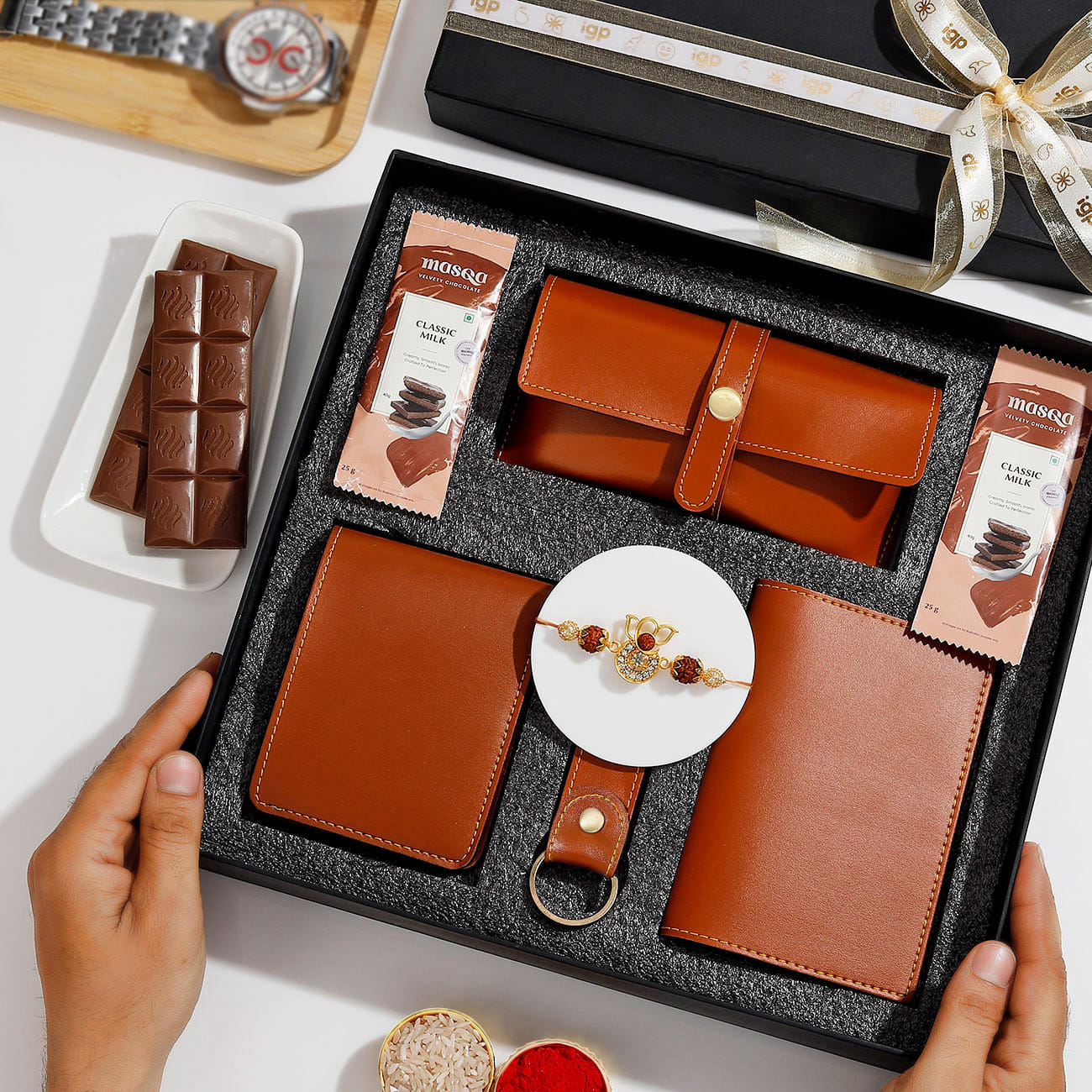 Divine Blessings Rakhi Hamper