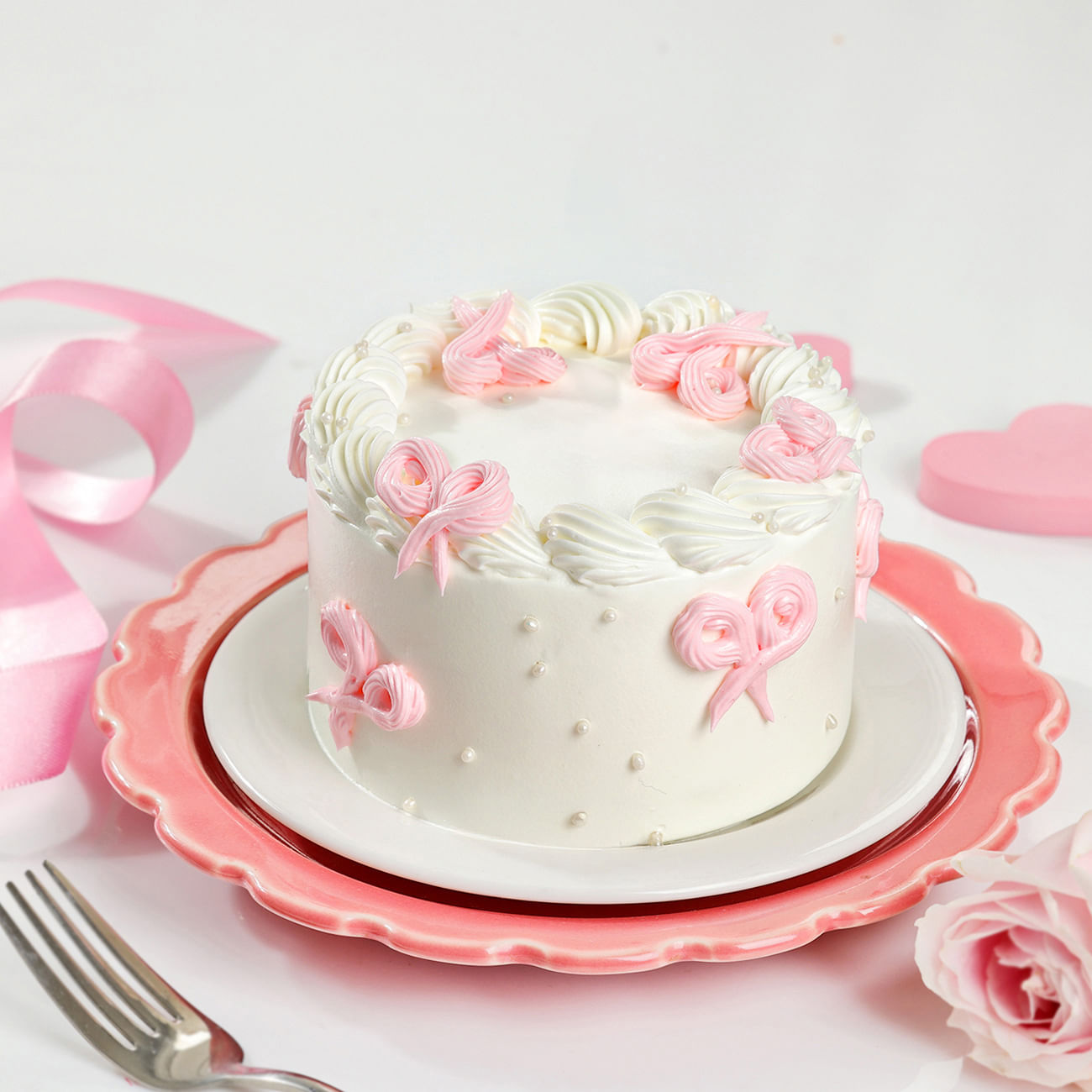 Elegant Bows Mini Cake