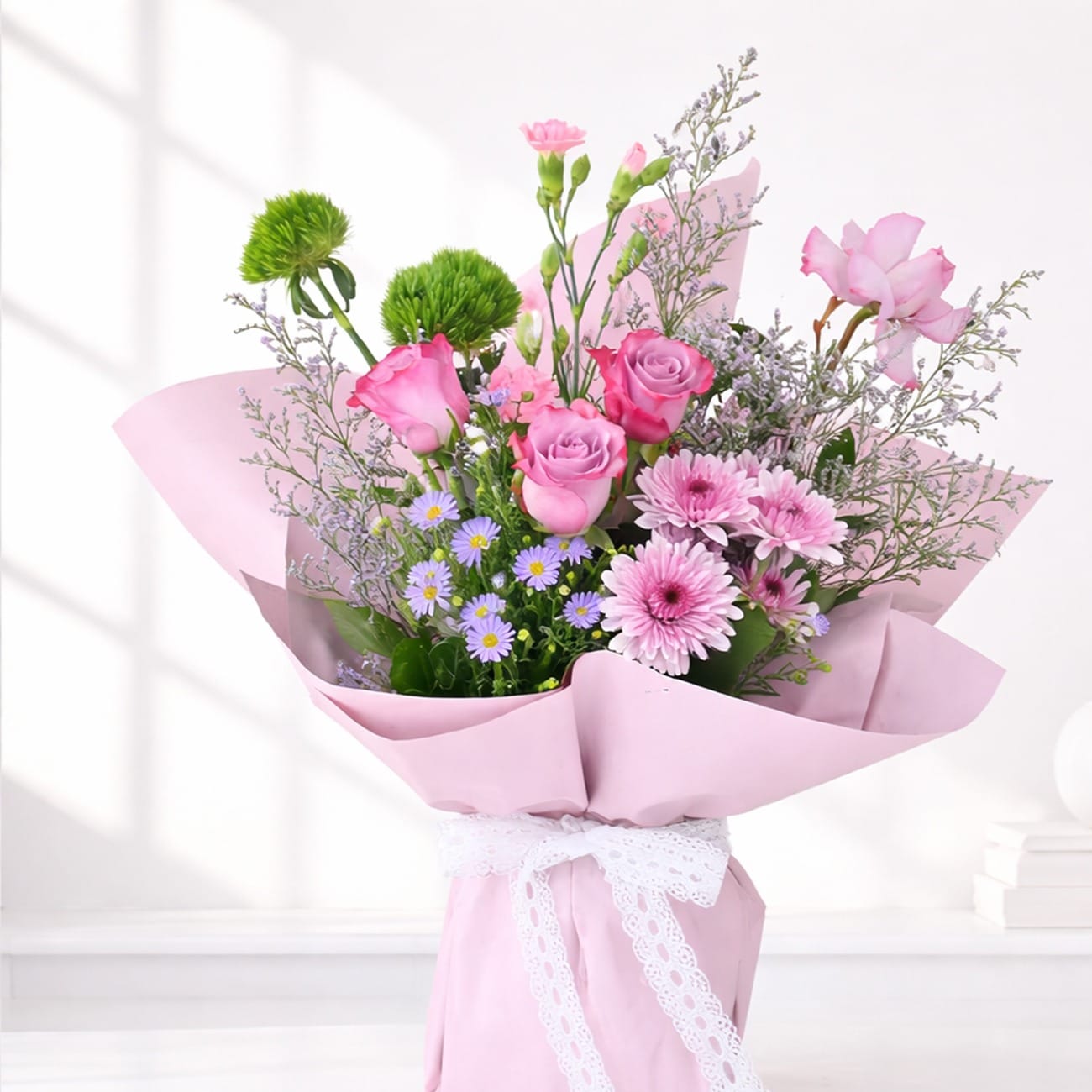 Elegant Purple Floral Bouquet