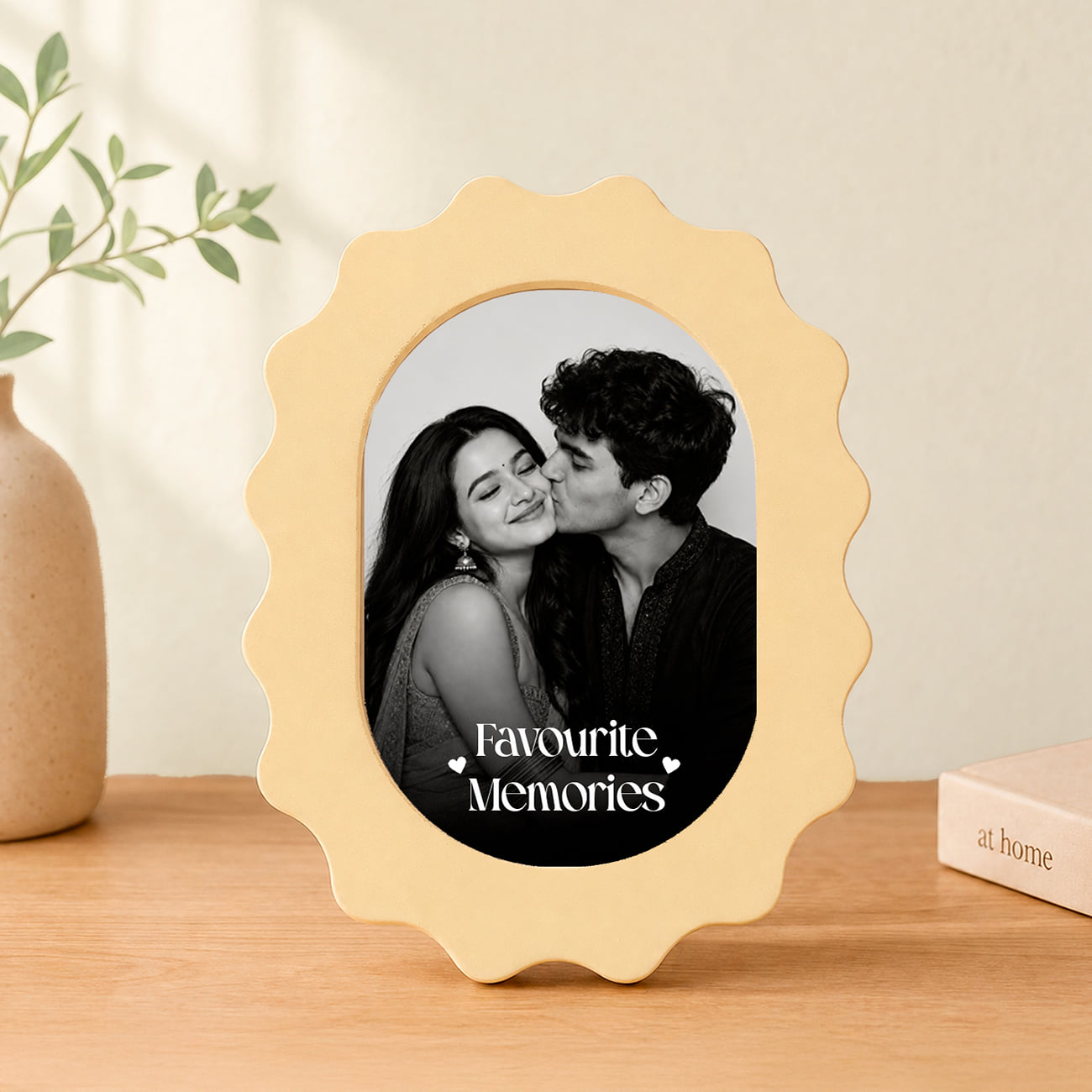 Favourite Memories Personalized Scalloped Frame