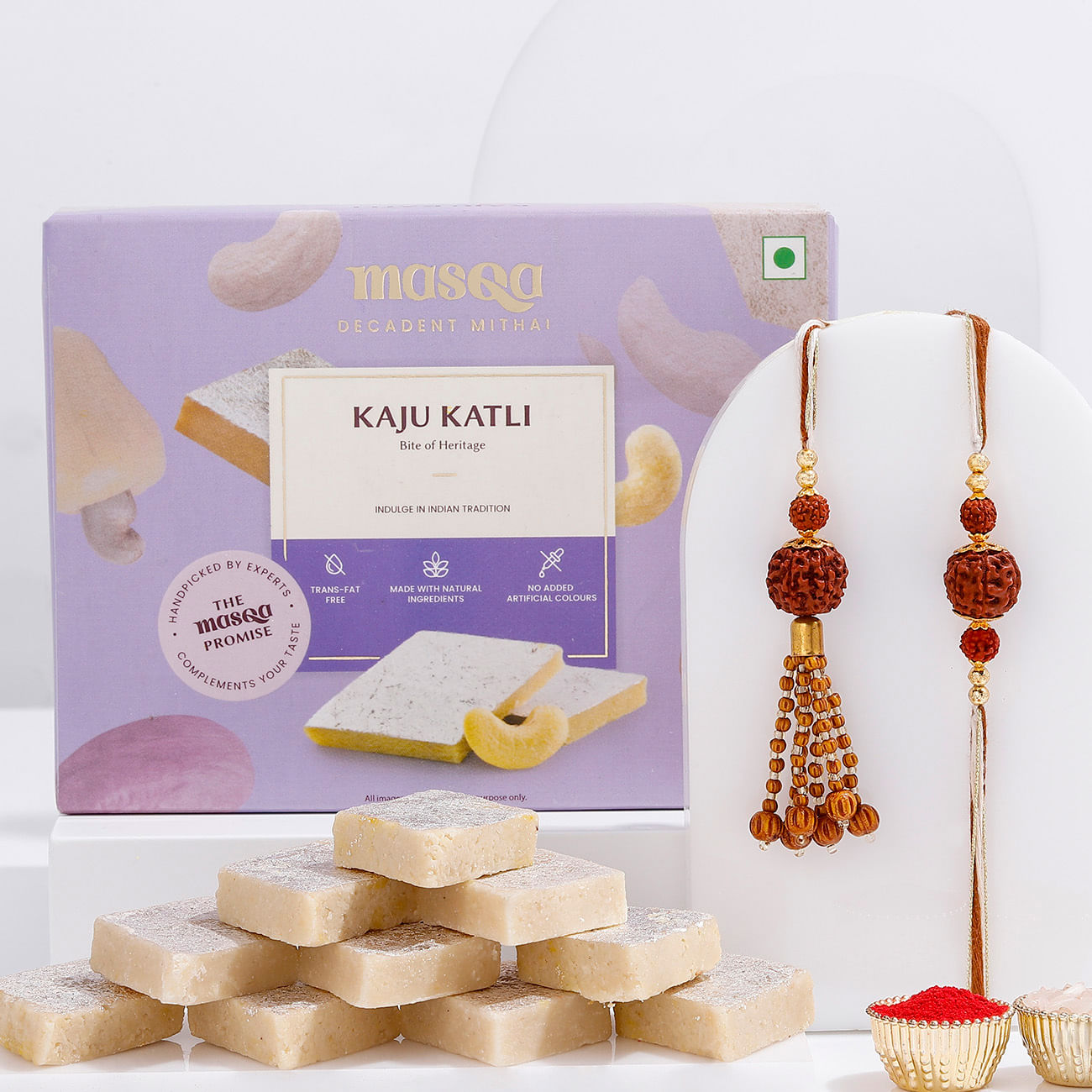 Festive Essentials Bhai Bhabhi Rakhi Set