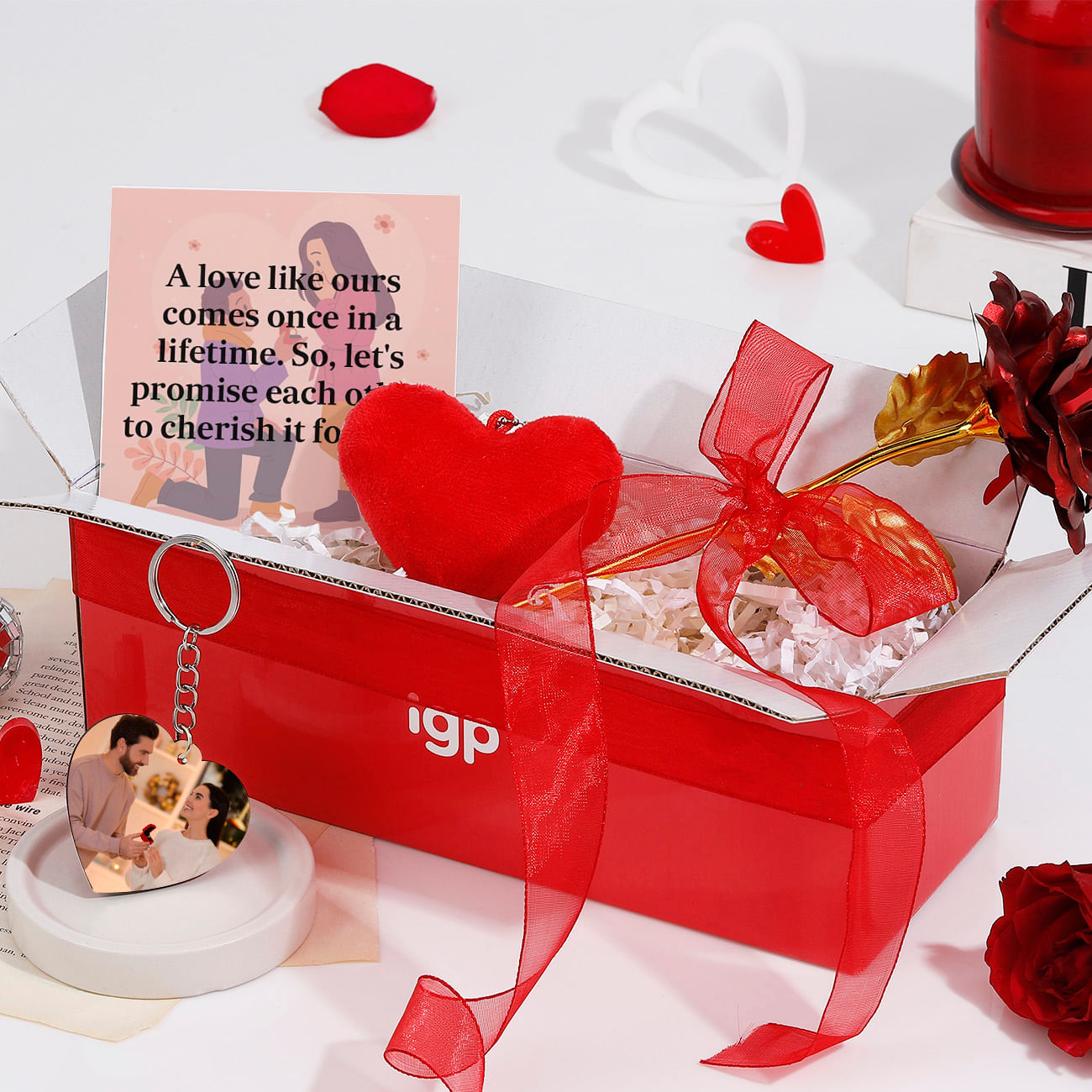 Forever Yours Personalized Propose Day Gift Hamper