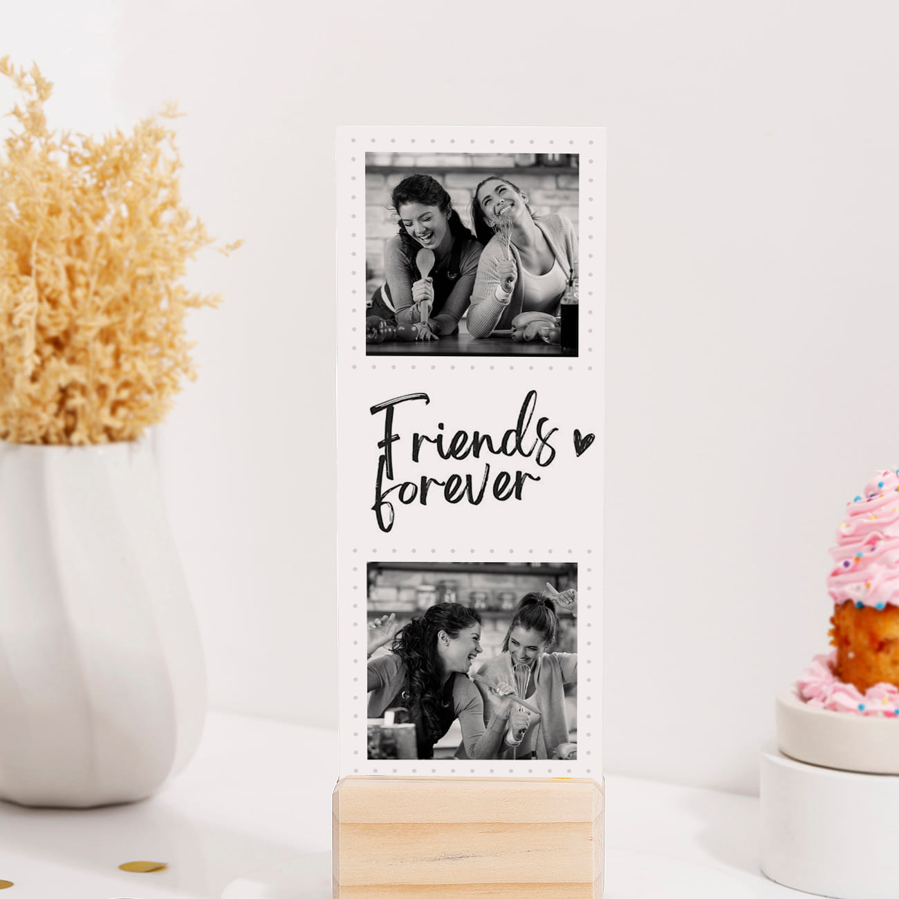 Friends Forever Personalized Acrylic Photo Stand