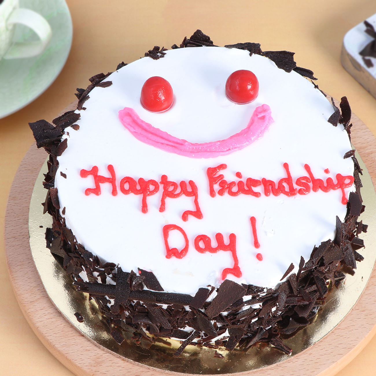 Friendship Day Black Forest Cake