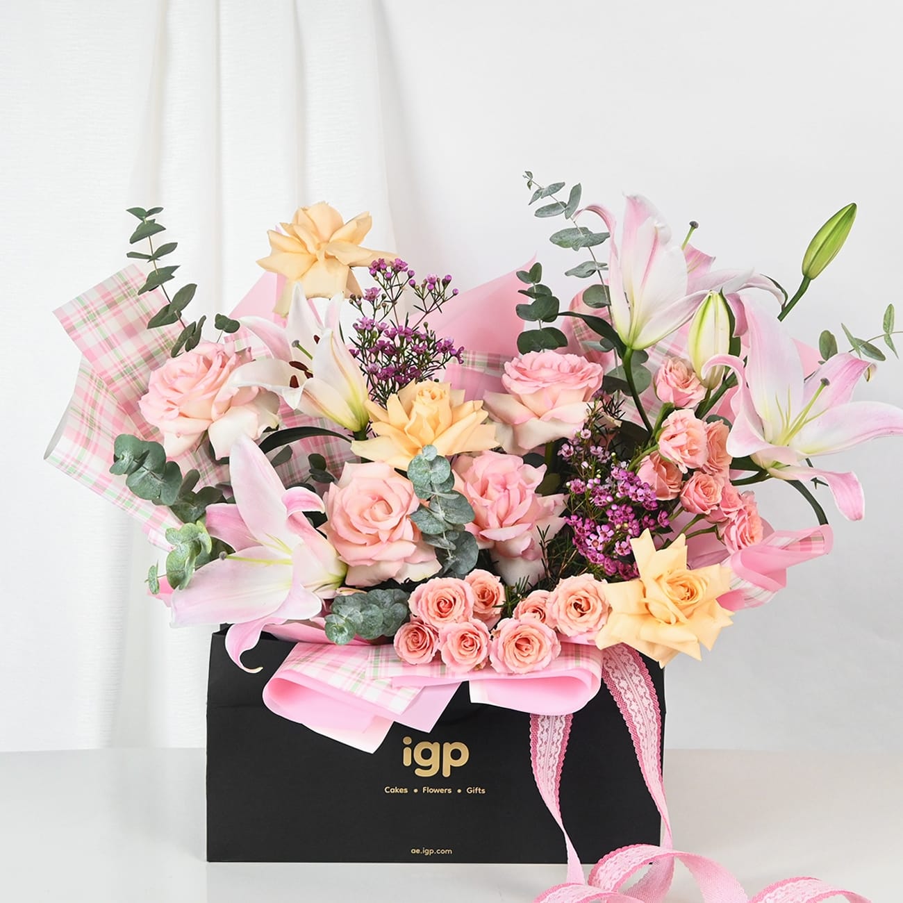 Garden Blush Elegant Floral Arrangement